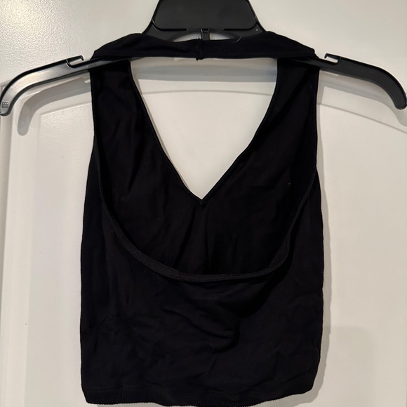 Free People halter crop in black - Picture 3 of 7
